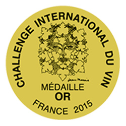 Challenge International du Vin – Francia 2015 – Medalla de Oro