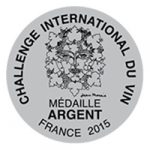 Challenge International du Vin – Francia 2015 – Medalla de Plata