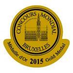 Concurso Mundial de Bruselas – Bélgica 2015 – Medalla de Oro