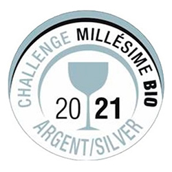 Silver medal millesime bio challenge 2021